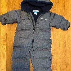Columbia infant bunting snowsuit 3-6 months